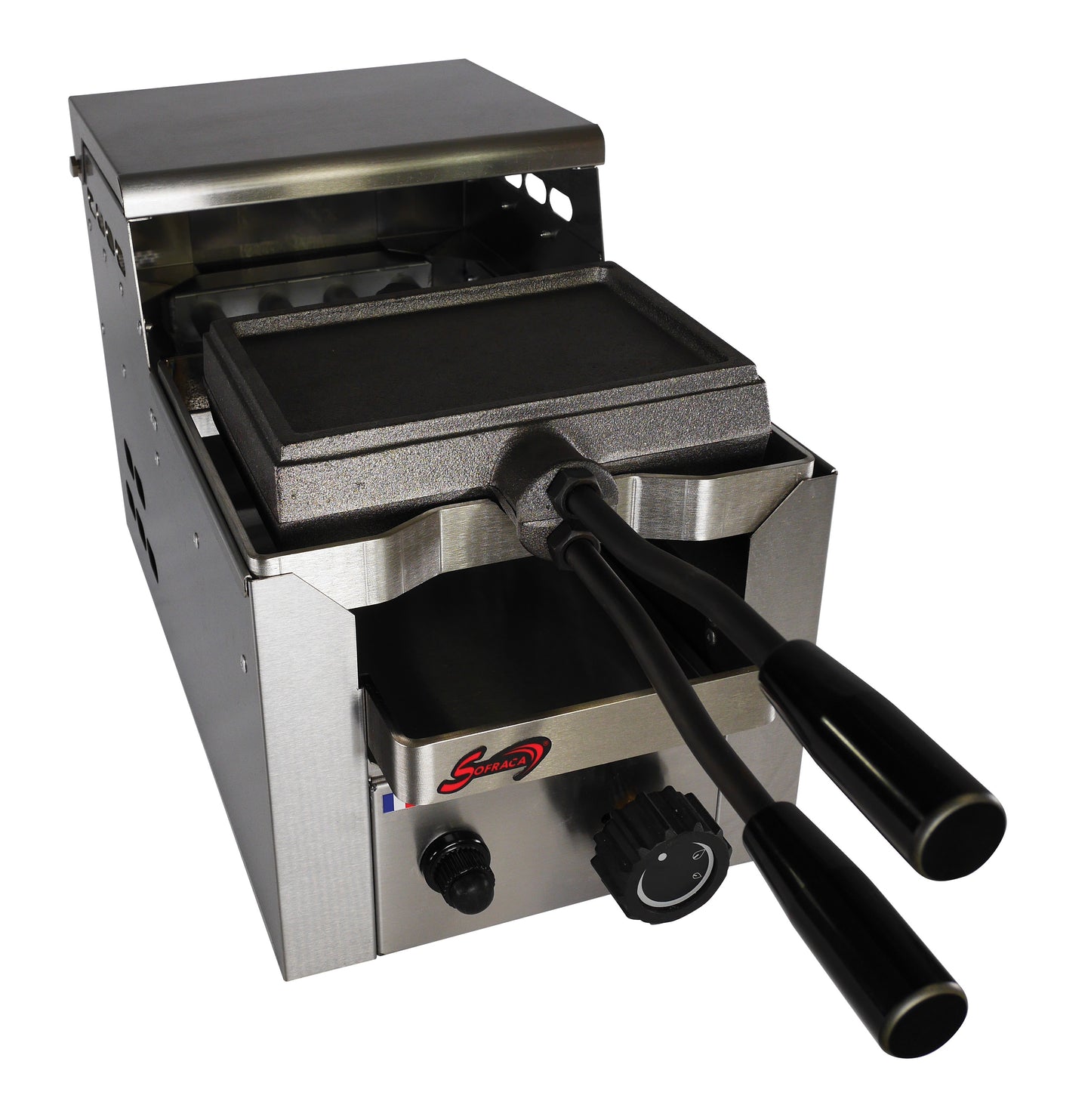 Gaufrier forain réversible gaz - 1 fer - 24 alvéoles