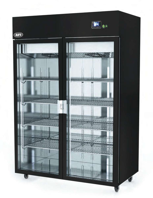 Armoire de maturation 2 portes 1400 L noir