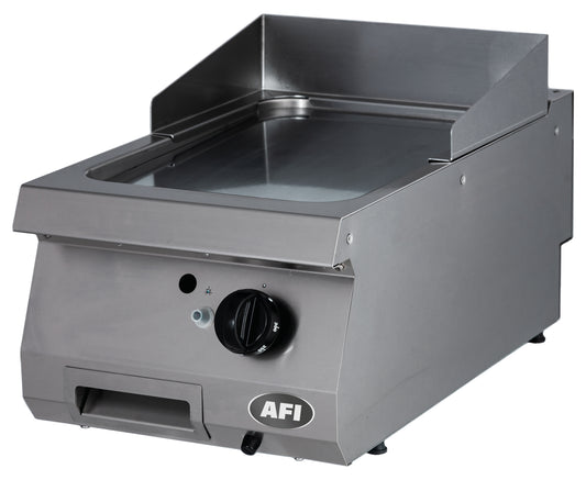 PLAQUE À SNACKER GAZ - GAMME 700 - SIMPLE LISSE - ACIER CARBONE