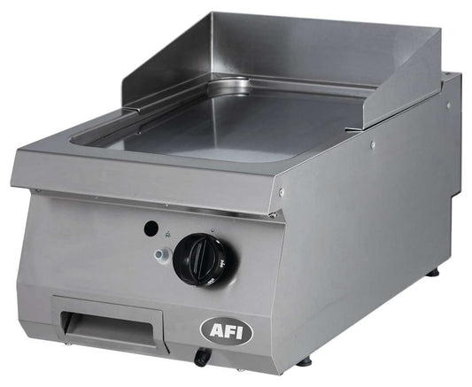 PLAQUE À SNACKER GAZ - GAMME 700 - SIMPLE LISSE - CHROME