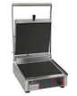 Grill vitrocéramique électrique simple - Plaques inf. et sup. rainurée - 10192VRR