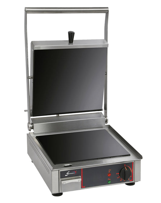 Grill vitrocéramique spécial panini - Plaques inf. et sup. lisses - 10192VLL