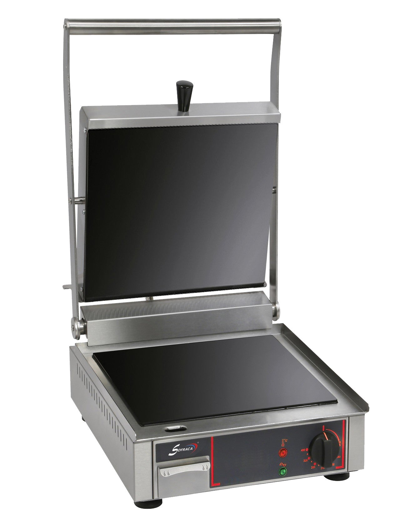 Grill vitrocéramique spécial panini - Plaques inf. et sup. lisses - 10192VLL