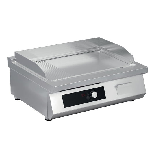 Grillade à induction - Plaque 2/3 Lisse + 1/3 Rainurée - GI87LR