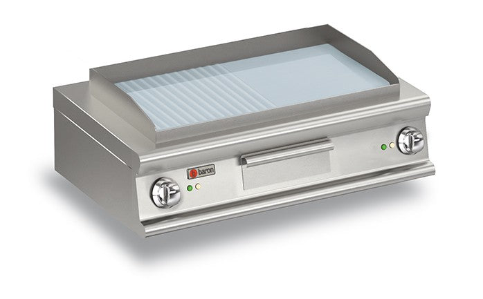 Grillade électrique - Plaque 1/2 lisse chromée - Gamme 1100 - 550FTE925 - Baron