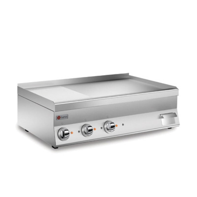 Grillade électrique - Plaque 2/3 lisse 55 dm² - Chrome dur - 996 x 555 mm - Gamme 650 -  60FTE1005 - Baron