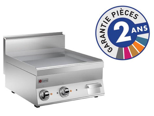 Grillade électrique - Plaque lisse chromée - 33 dm² - Gamme 650 - 60FTE605 - Baron