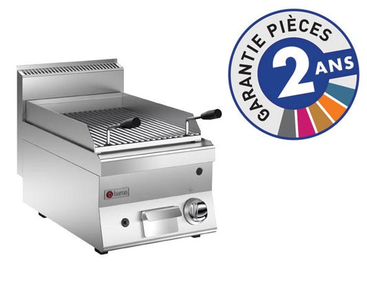 Grillade pierres de lave à gaz - Grille 18 dm² - Gamme 650 - Baron