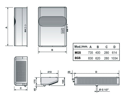 Groupe frigorifique positif système split - Nosem
