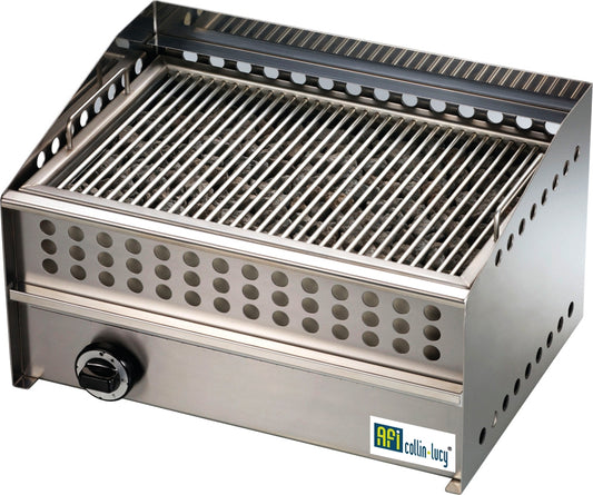 GRILL GAZ AVEC PIERRES DE LAVE - 1 ZONE