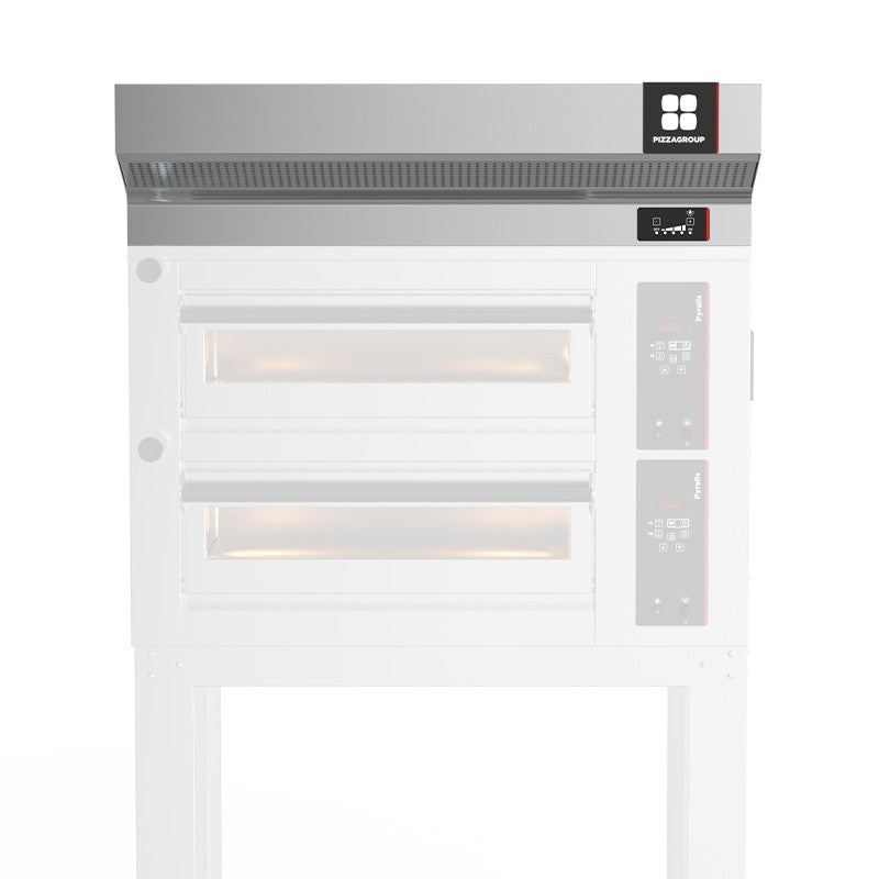 Hotte en acier inoxydable pour fours à pizza - KP918 - Pizza Group