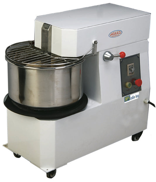 PÉTRIN PIZZAS - TÊTE RELEVABLE CUVE AMOVIBLE - 20 L - 1 VITESSE - 230 V