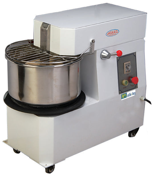 PÉTRIN PIZZAS - TÊTE RELEVABLE CUVE AMOVIBLE - 30 L - 1 VITESSE - 230 V