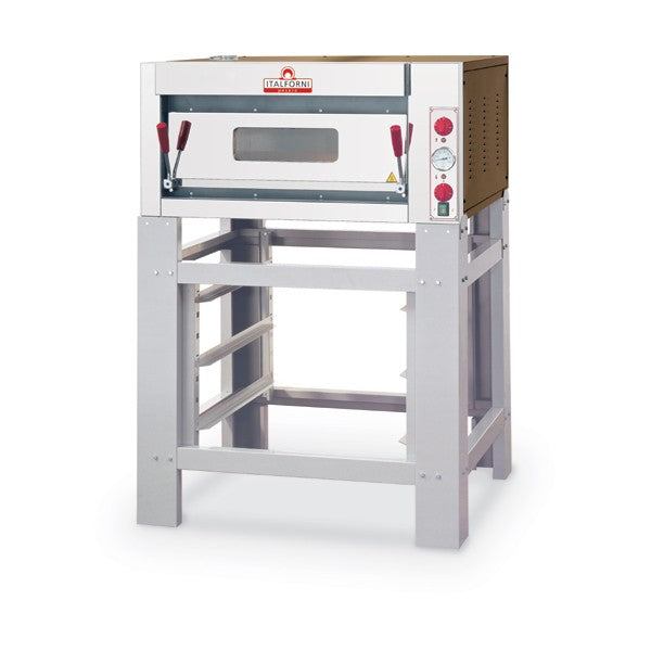 Italforni - Four à pizza - Série TK - 1 chambre - 4 pizzas - Commandes mécaniques - TK1A