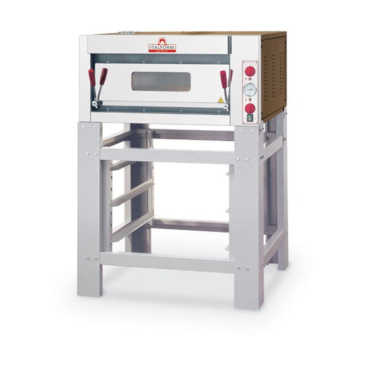 Italforni - Four à pizza - Série TK - 1 chambre - 4 pizzas - Commandes mécaniques - TK1A