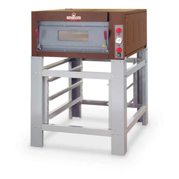 Italforni - Four à pizza - Série TK - 1 chambre - 6 pizzas - Commandes mécaniques - TK1B