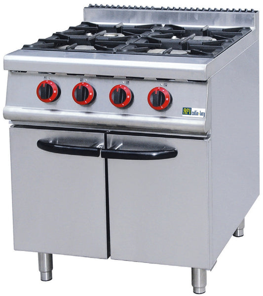 FOURNEAU GAZ SUR PLACARD FERMÉ - GAMME 700 - 4 FEUX