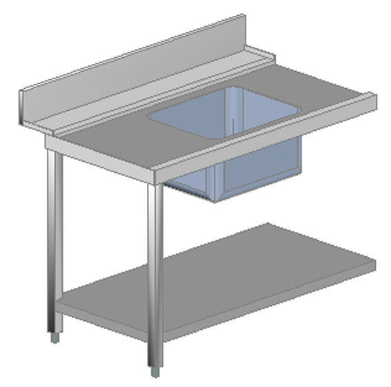PLONGE ENTRÉE DROITE 1200 MM