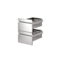 Kit 2x1/2 tiroirs  pour table positive option - ILSA - K2TSO