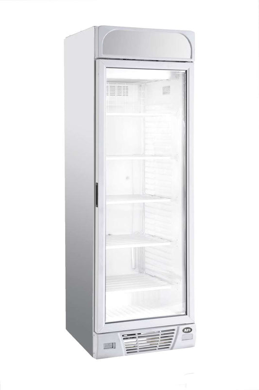 Armoire réfrigérée négative 1 porte vitrée 374 L - Laquée blanche