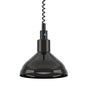 Lampe chauffante suspendue - Infra-rouge - Nickel noir laquée - 230 V - 3302RNN