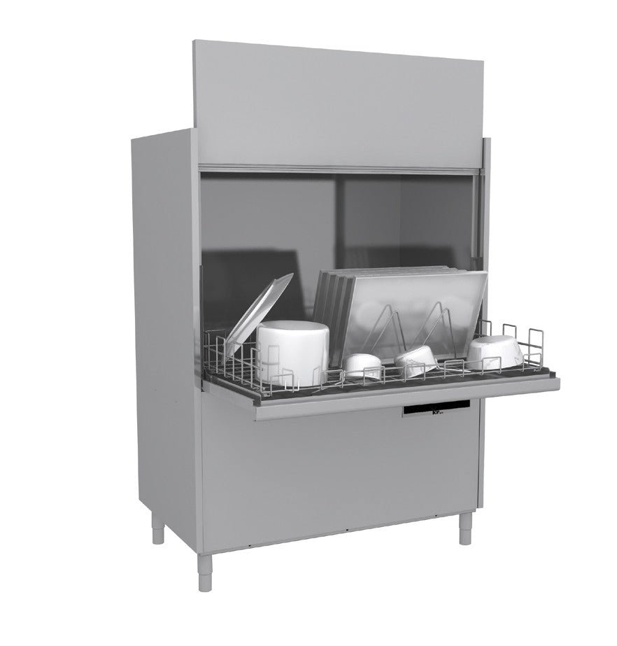 Lave-batterie avec condenseur de buée - 131 litres - Panier 1320 x 700 mm - TOPTECH - COLGED - TOP924RV1