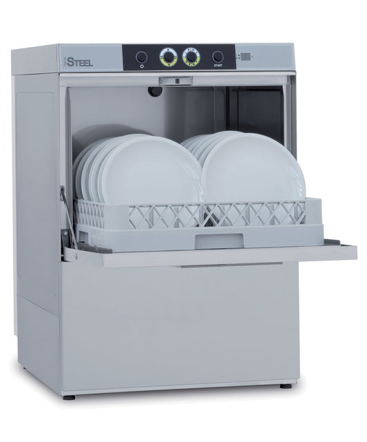 Lave-vaisselle - 20 litres - STEELTECH DG - Panier 500 x 500 mm - Sans adoucisseur - COLGED