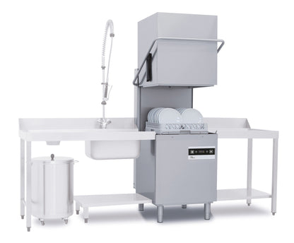 Lave-vaisselle à capot - 15 litres - Panier 500 x 500 mm - NEO800V1