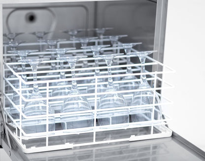 Lave-verres - 8 litres - STEELTECH V1 - Panier 390 x 390 mm - Sans adoucisseur - STEEL340V1 - COLGED