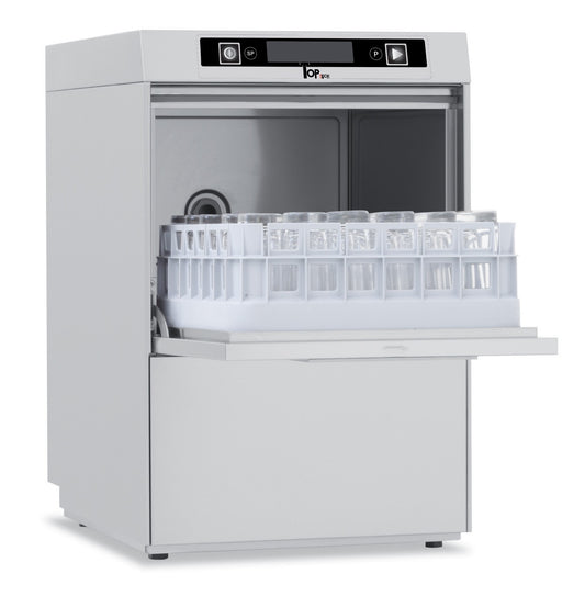 Lave-verres frontal avec adoucisseur en continu - Panier 400 x 400 mm - TOPTECH - TOP420AT - COLGED