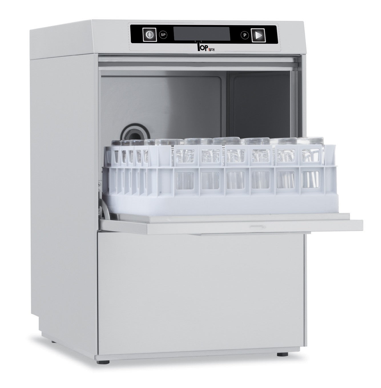 Lave-verres frontal avec adoucisseur en continu - Panier 400 x 400 mm - TOPTECH - TOP420AT - COLGED