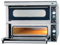 Four à pizza électrique 2x6 pizzas entièrement réfractaire