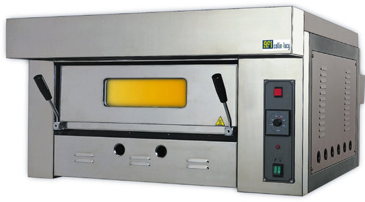 Four à pizza Gaz 4 pizzas entièrement réfractaire