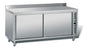 Meuble adossé inox chauffant profondeur 700 mm - Simple face - Longueur 1200 mm - TCH12ET