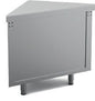 Meuble d'angle extérieur neutre sans décor - SELF-SERVICE 750 - SEAE90-SD - Nosem