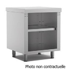 Meuble neutre ouvert laqué - SELF-SERVICE 750 - SENO1450-L - Nosem