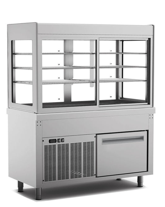 Meuble réfrigéré multi niveaux - Sans décor - SELF-SERVICE 750 - SERVR1450-SD - Nosem
