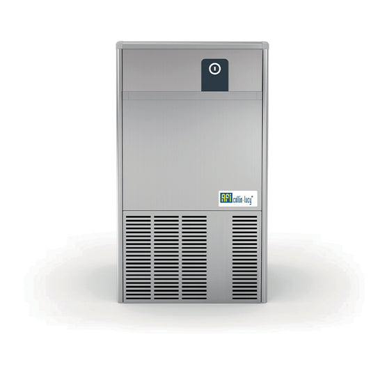 MACHINE À GLAÇONS CREUX - SYSTÈME À PALETTES - 25 KG