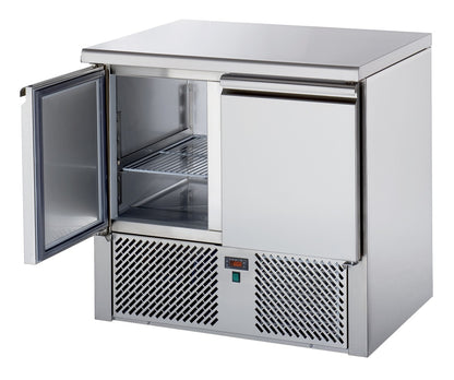 Mini table positive +4/+10°C - 2 portes - Prof. 700 mm - Nosem