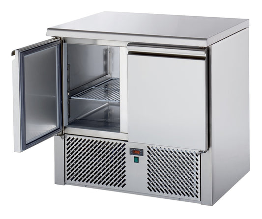 Mini table positive +4/+10°C - 2 portes - Prof. 700 mm - Nosem