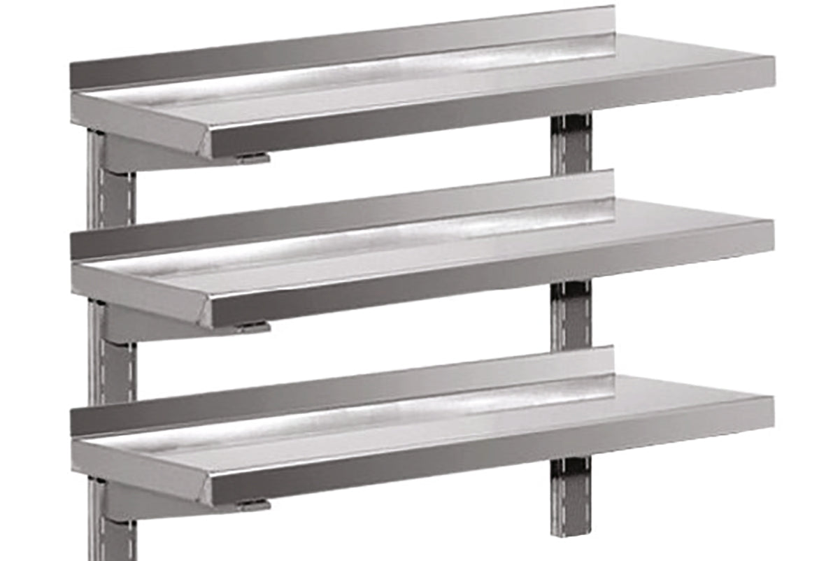 ÉTAGÈRE MURALE TRIPLE - PROF. 300 MM - LONG. 900 MM