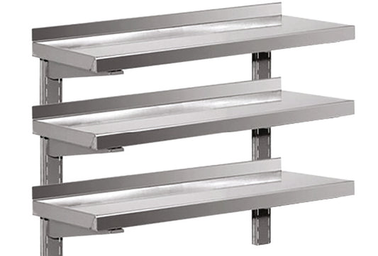 ÉTAGÈRE MURALE TRIPLE - PROF. 300 MM - LONG. 900 MM