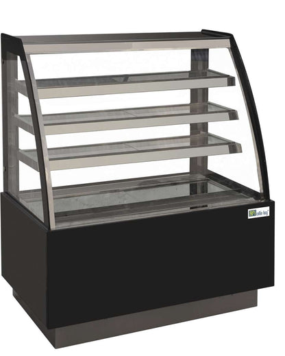VITRINE PÂTISSERIE - VITRAGE BOMBÉ - 3 ÉTAGÈRES - 411 L