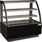 VITRINE PÂTISSERIE - VITRAGE BOMBÉ - 2 ÉTAGÈRES - 395 L