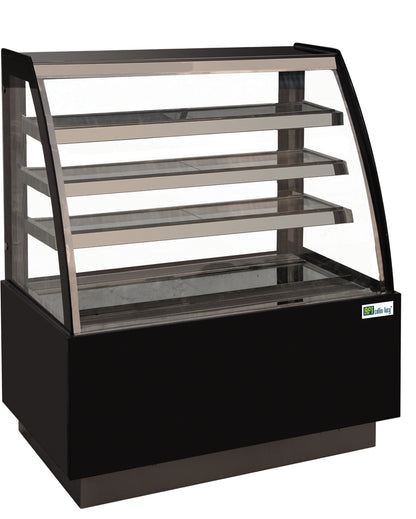 VITRINE PÂTISSERIE - VITRAGE BOMBÉ - 3 ÉTAGÈRES - 521 L