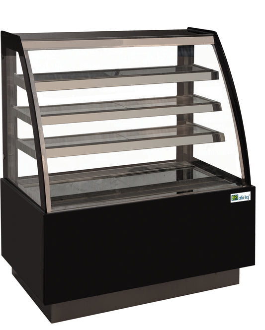 VITRINE PÂTISSERIE - VITRAGE BOMBÉ - 3 ÉTAGÈRES - 521 L