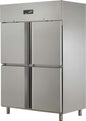 ARMOIRE RÉFRIGÉRÉE EMBOUTIE GN 2/1 - POSITIVE - 4 DEMI-PORTES PLEINES