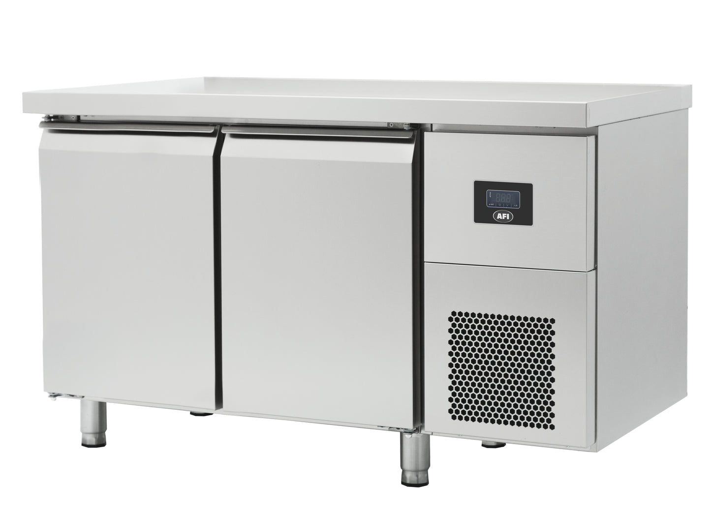 TABLE RÉFRIGÉRÉE NÉGATIVE GN 1/1 - PROF 700 - SANS DOSSERET - 2 PORTES