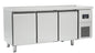 TABLE RÉFRIGÉRÉE NÉGATIVE GN 1/1 - PROF 700 - SANS DOSSERET - 3 PORTES