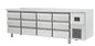 TABLE RÉFRIGÉRÉE NÉGATIVE GN 1/1 - PROF 700 - SANS DOSSERET - 12 TIROIRS